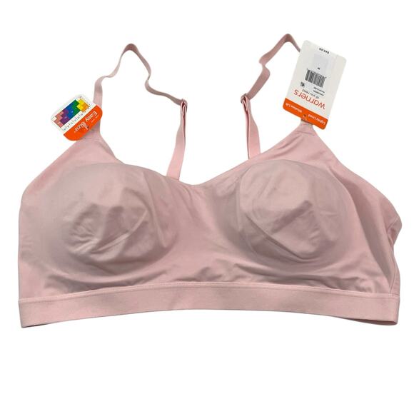 Warners Womens Bra Size M Pink Cloud 9 Convertable Wireless Lift Bra RN1041A - Picture 3 of 13